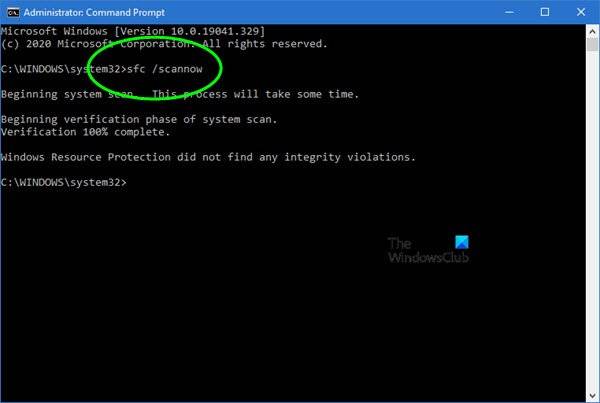 How to Run System File Checker sfc /scannow in Windows 10